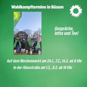 Wahlkampftermine in Büsum