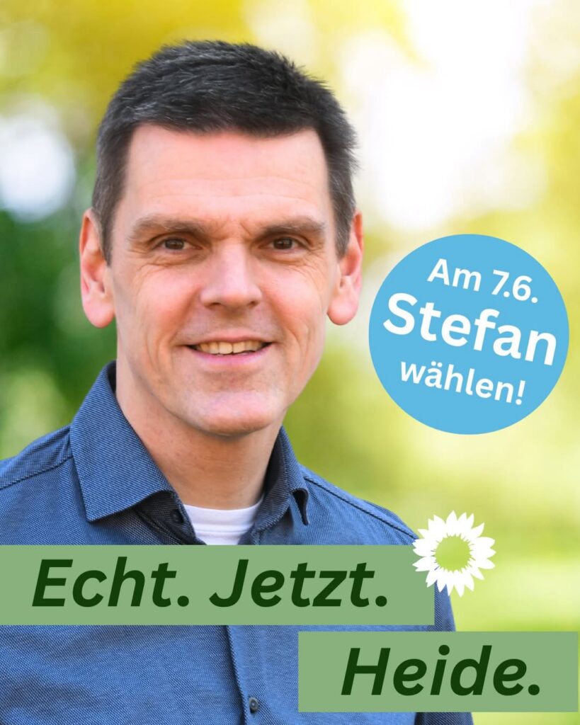 Bürgermeisterkandidat in Heide Stefan Schneidewind